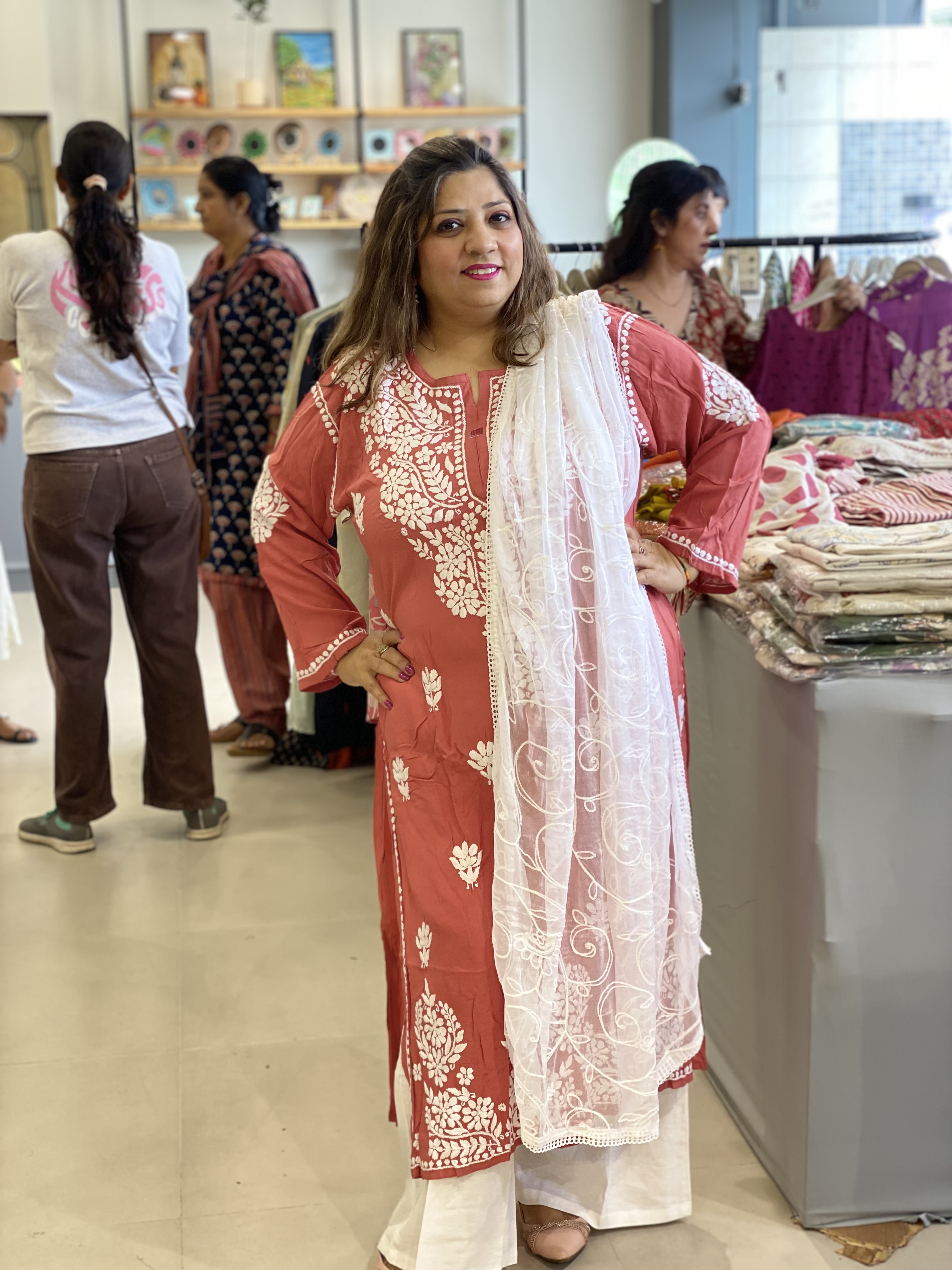 Lovely colours with the most comfortable fabric imparting grace and elegance to the person wearing it.